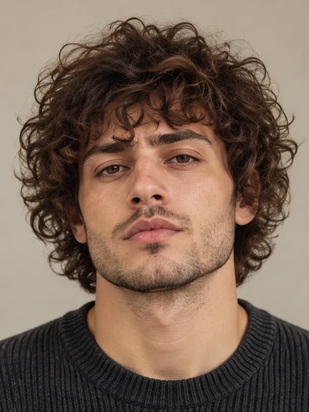 Portrait masculin de démonstration généré par IA